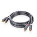 Ugreen AV104 10519 audio cable 2RCA (male) / 2RCA (male) 3m - gray - Audio cables<<<HurtelXML