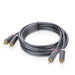 Ugreen AV104 10520 audio cable 2RCA (male) / 2RCA (male) 5m - gray - Audio cables<<<HurtelXML
