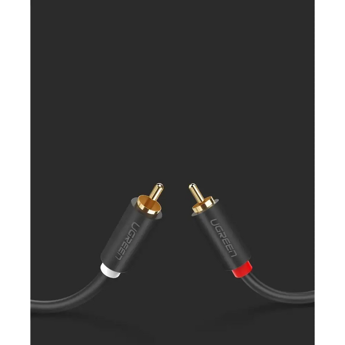 Ugreen AV104 10520 audio cable 2RCA (male) / 2RCA (male) 5m - gray - Audio cables<<<HurtelXML