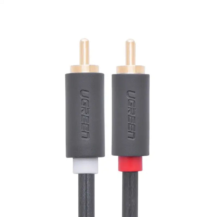 Ugreen AV104 10520 audio cable 2RCA (male) / 2RCA (male) 5m - gray - Audio cables<<<HurtelXML