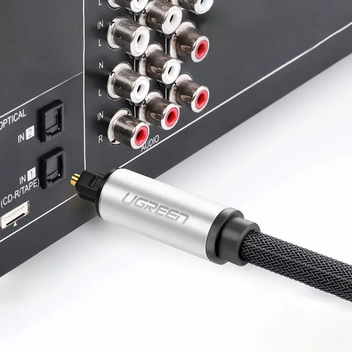 Ugreen AV108 10539 optical Toslink/SPDIF cable 1m - gray - Audio cables<<<HurtelXML