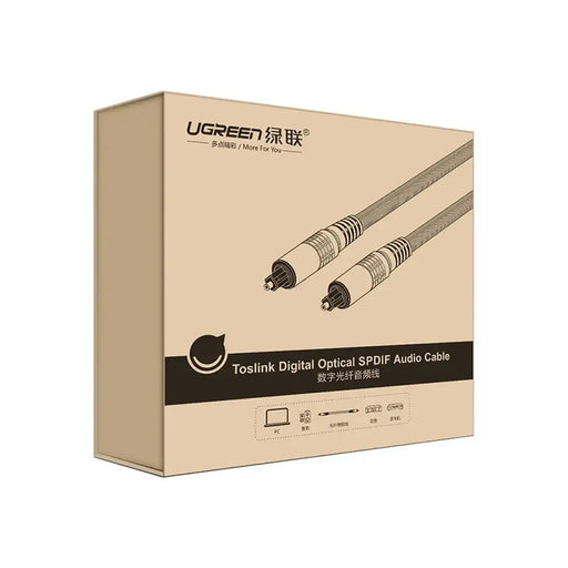 Ugreen AV108 10541 Optical Toslink/SPDIF Cable 3m - Gray - Audio cables<<<HurtelXML