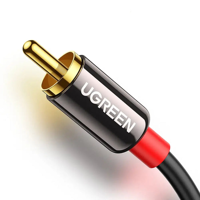 Ugreen AV116 10749 audio mini jack cable 3.5 mm (male) / 2RCA (male) 1m - black - Audio cables<<<HurtelXML