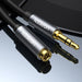Ugreen AV118 10595 cable 3.5 mm mini jack (male) / 3.5 mm mini jack (female) 3m - silver - Audio cables<<<HurtelXML