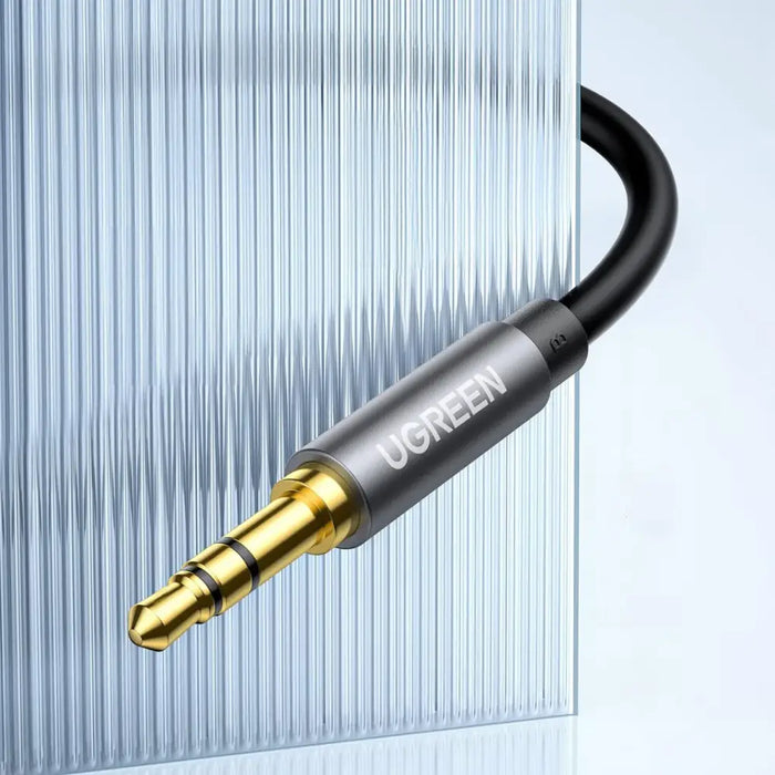 Ugreen AV118 10595 cable 3.5 mm mini jack (male) / 3.5 mm mini jack (female) 3m - silver - Audio cables<<<HurtelXML