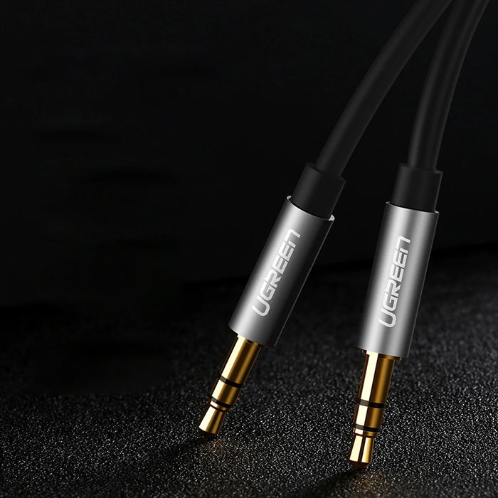 Ugreen AV119 10733 audio cable mini jack 3.5mm / mini jack 3.5mm 1m - black - Audio cables<<<HurtelXML