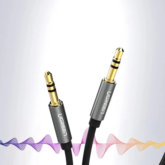 Ugreen AV119 10737 audio cable mini jack 3.5mm / mini jack 3.5mm 5m - black - Audio cables<<<HurtelXML