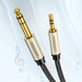 Ugreen AV127 10625 audio TRS cable mini jack 3.5mm / jack 6.35mm 1m - gray - Audio cables<<<HurtelXML