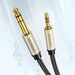 Ugreen AV127 10630 audio TRS cable mini jack 3.5mm / jack 6.35mm 5m - gray - Audio cables<<<HurtelXML