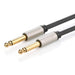 Ugreen AV128 10639 mono TS cable 6.35mm jack / 6.35mm jack 3m - gray - Audio cables<<<HurtelXML