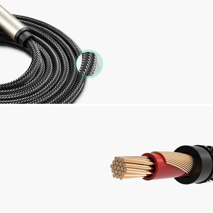 Ugreen AV128 10640 mono TS cable 6.35mm jack / 6.35mm jack 5m - gray - Audio cables<<<HurtelXML