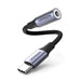 Ugreen AV161 adapter for headphones mini jack 3.5 mm (female) / USB-C (male) 10 cm - black - USB adapters<<<HurtelXML