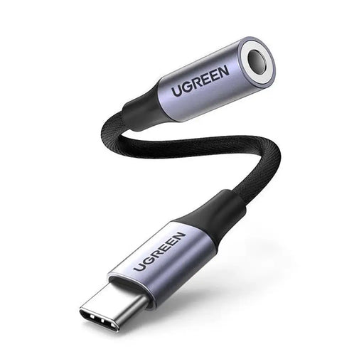 Ugreen AV161 adapter for headphones mini jack 3.5 mm (female) / USB-C (male) 10 cm - gray - USB adapters<<<HurtelXML