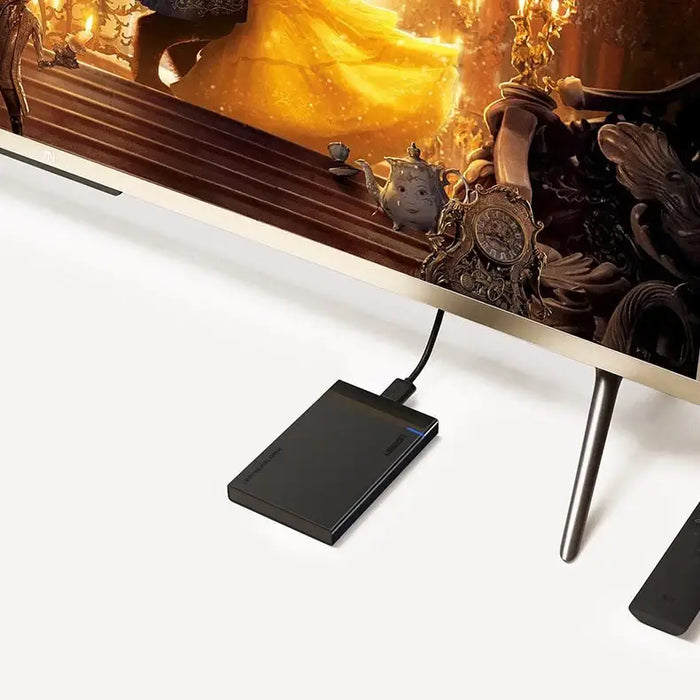 Ugreen bay for HDD SSD disk housing 2.5 ’’ SATA USB 3.2 Gen 1 (5 Gbps) micro USB SuperSpeed + 0.5 m cable black (US221