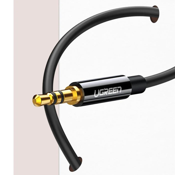 Ugreen cable 3.5 mm headphone splitter mini jack AUX 25cm black (20816) - Audio cables<<<HurtelXML