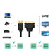 Ugreen cable cable adapter adapter DVI 24 + 5 pin (female) - HDMI (male) 22 cm black (20136) - Video cables<<<HurtelXML