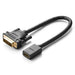 Ugreen cable adapter cable DVI (male) - HDMI (female) 0.15m black (20118) - Video cables<<<HurtelXML