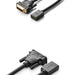 Ugreen cable adapter cable DVI (male) - HDMI (female) 0.15m black (20118) - Video cables<<<HurtelXML