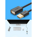 Ugreen cable adapter USB (female) - USB (male) 2m black (10316) - Cell phone