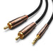 Ugreen cable audio cable 3.5 mm mini jack (male) - 2RCA (male) 2m copper (AV170) - Audio cables<<<HurtelXML