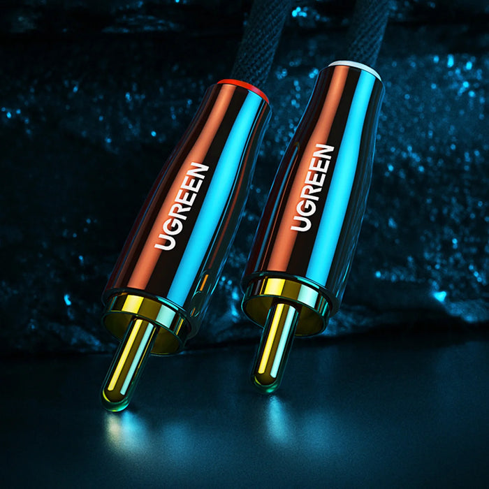 Ugreen cable audio cable 3.5 mm mini jack (male) - 2RCA (male) 2m copper (AV170) - Audio cables<<<HurtelXML