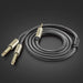 Ugreen cable audio cable mini jack 3.5 mm - 2 x jack 6.35 mm 1m gray (AV126) - Audio cables<<<HurtelXML