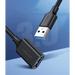 Ugreen cable cord extension adapter USB 3.0 (female) - USB 3.0 (male) 1.5 m black (US129 30126) - Cell phone