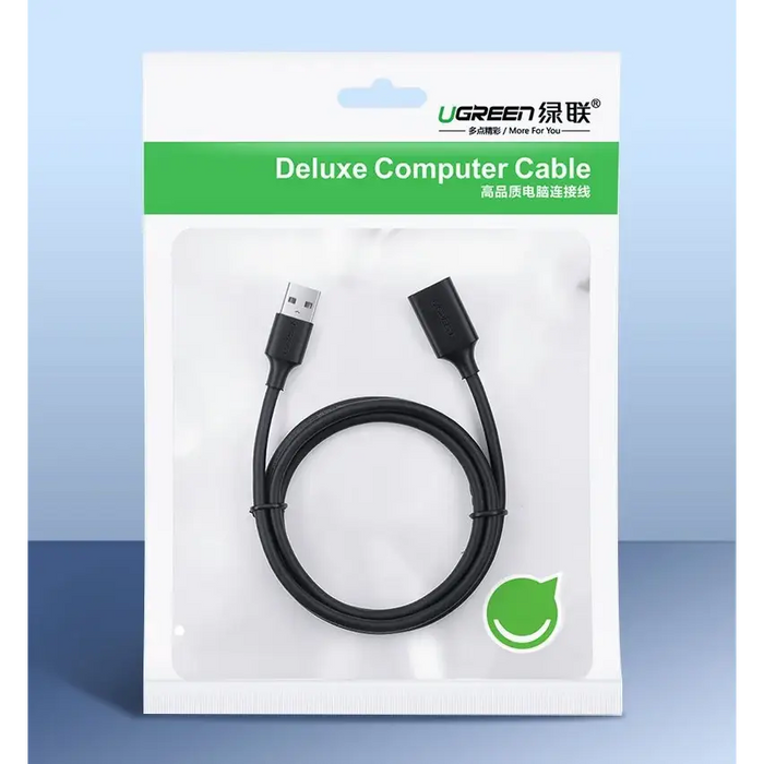 Ugreen cable cord extension adapter USB 3.0 (female) - USB 3.0 (male) 2 m black (US129 10373) - Cell phone