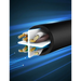 Ugreen Cable Ethernet patch cord RJ45 Cat 6 UTP 1000Mbps 1m black (20159) - Network cables<<<HurtelXML