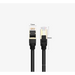Ugreen Cable Ethernet patch cord RJ45 Cat 7 STP LAN 10Gbps 2m black (11269) - Network cables<<<HurtelXML