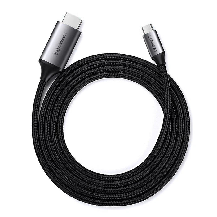 Ugreen cable HDMI cable - USB Type C 4K 60 Hz 1.5 m black-gray (MM142 50570) - Video cables<<<HurtelXML&&&Кабели аудио