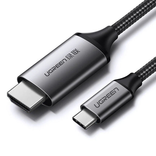 Ugreen cable HDMI cable - USB Type C 4K 60 Hz 1.5 m black-gray (MM142 50570) - Video cables<<<HurtelXML&&&Кабели аудио