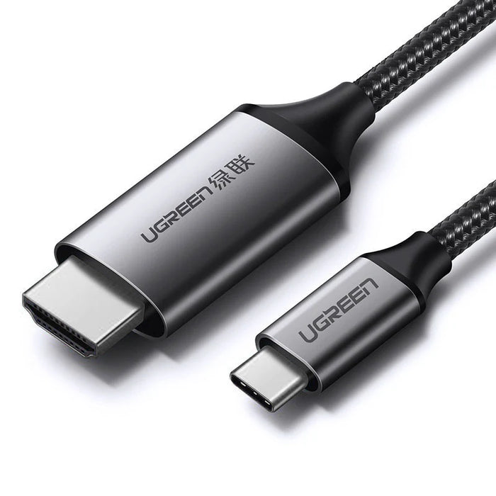Ugreen cable HDMI cable - USB Type C 4K 60 Hz 1.5 m black-gray (MM142 50570) - Video cables<<<HurtelXML&&&Кабели аудио