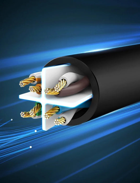 Ugreen cable internet network cable Ethernet patchcord RJ45 Cat 6 UTP 1000Mbps 5m black (20162) - Network