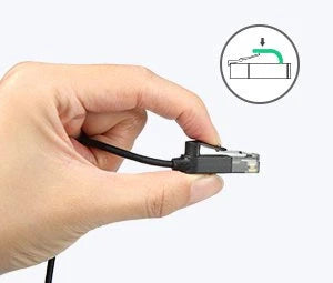 Ugreen cable internet network cable Ethernet patchcord RJ45 Cat 6A UTP 1000Mbps 3m black (70653) - Network