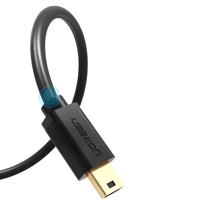 Ugreen cable USB - mini USB 480 Mbps cable 1.5 m black (US132 10385) - Cell phone cables<<<HurtelXML&&&USB