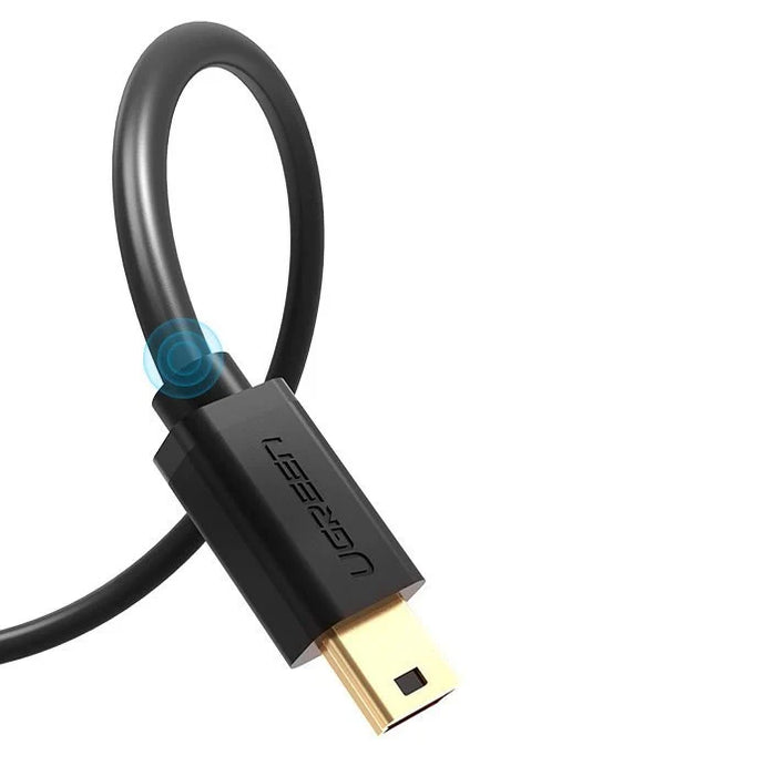 Ugreen cable USB - mini USB cable 480 Mbps 2 m black (US132 30472) - Cell phone cables<<<HurtelXML&&&USB