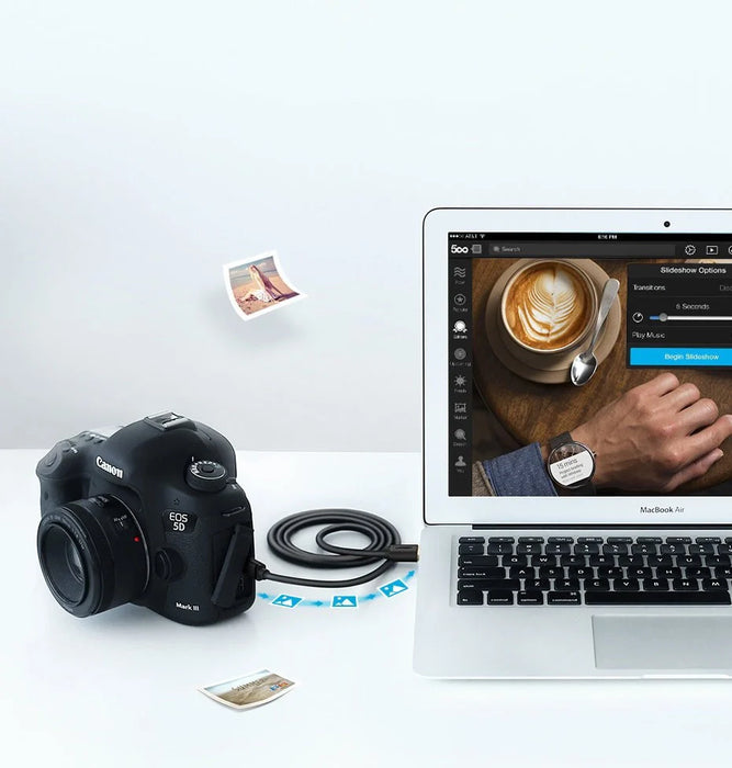 Ugreen cable USB - mini USB cable 480 Mbps 2 m black (US132 30472) - Cell phone cables<<<HurtelXML&&&USB