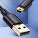 Ugreen cable USB - mini USB cable 480 Mbps 2 m black (US132 30472) - Cell phone cables<<<HurtelXML&&&USB