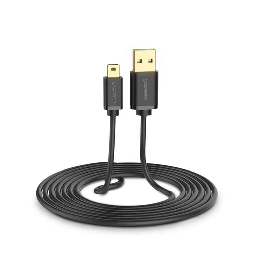 Ugreen cable USB - mini USB cable 480 Mbps 3 m black (US132 10386) - Cell phone cables<<<HurtelXML&&&USB