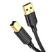 Ugreen cable USB - USB Type B cable (printer cable) 3m black (10351) - Cell phone cables<<<HurtelXML&&&USB