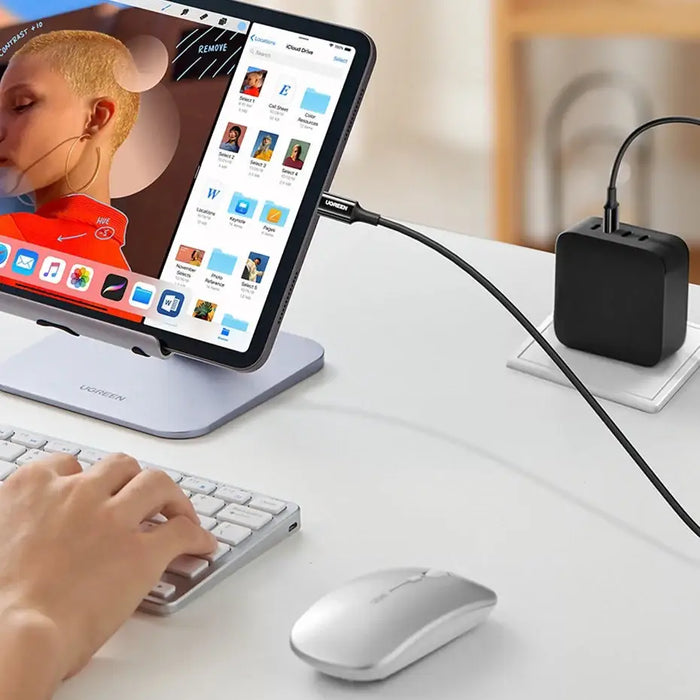 Ugreen cable USB Type C (male) to Type C (male) cable 1m white (US300) - Cell phone cables<<<HurtelXML