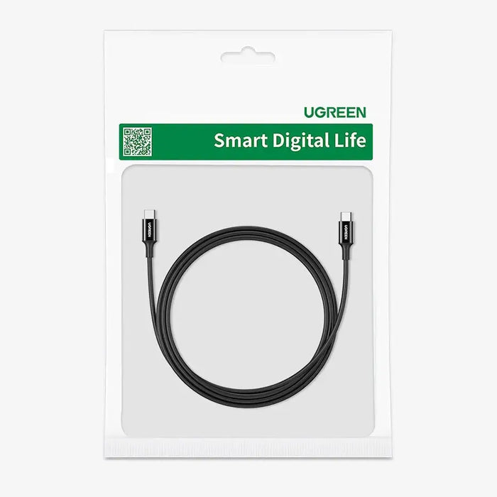 Ugreen cable USB Type C (male) to Type C (male) cable 1m white (US300) - Cell phone cables<<<HurtelXML