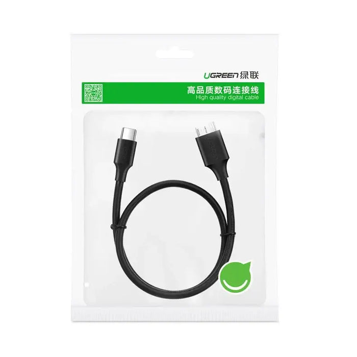 Ugreen cable USB Type C - micro USB Type B SuperSpeed 3.0 1m black (US312 20103) - Cell phone cables<<<HurtelXML
