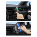 Ugreen Car Qi Wireless Charger 15W Car Phone Holder on Ventilation Grille Black (40118 CD256) - Cell phone USB