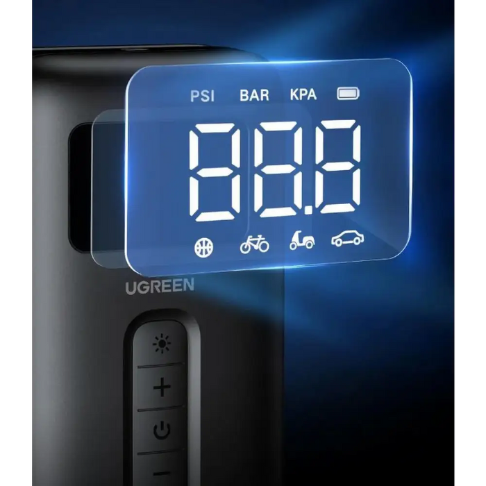 Ugreen CD259 air compressor with battery and LED lighting - black - Automotive accessories<<<HurtelXML