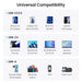 Ugreen CD293 car charger 2x USB-C PD and 1x USB-A 130W - black - Cell phone USB charger<<<HurtelXML