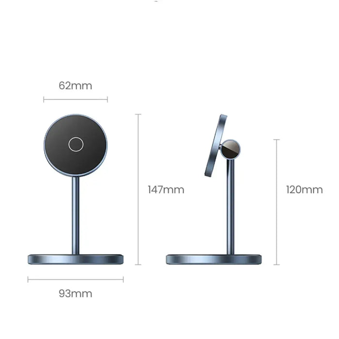 Ugreen CD317 MagSafe / Qi 2in1 charging station - black - Cell phone USB charger<<<HurtelXML