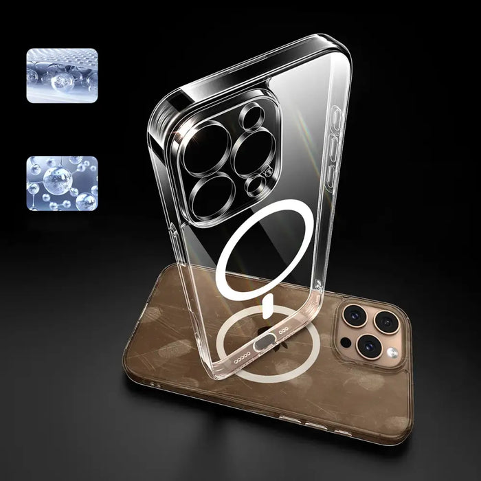 Ugreen Classy Clear Magnetic Case for iPhone 16 Pro - Transparent - Cell phone cases and covers<<<HurtelXML