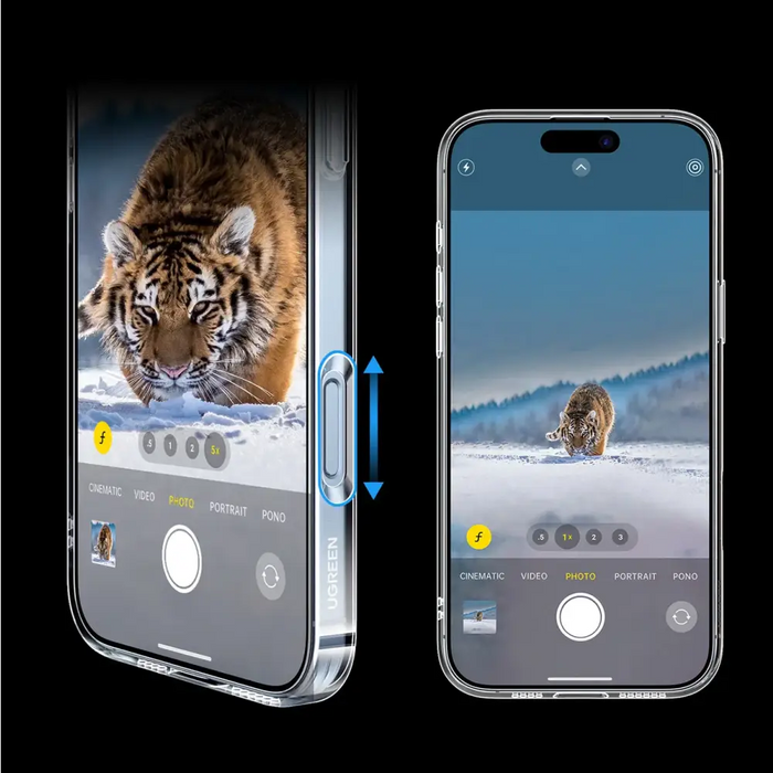 Ugreen Classy Clear Magnetic iPhone 16 Case - Transparent - Cell phone cases and covers<<<HurtelXML